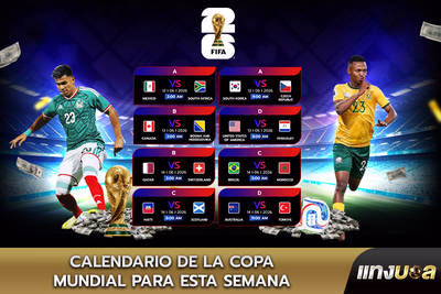 Calendario de la Copa Mundial para Esta Semana