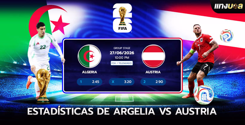 Estadísticas de Argelia vs Austria