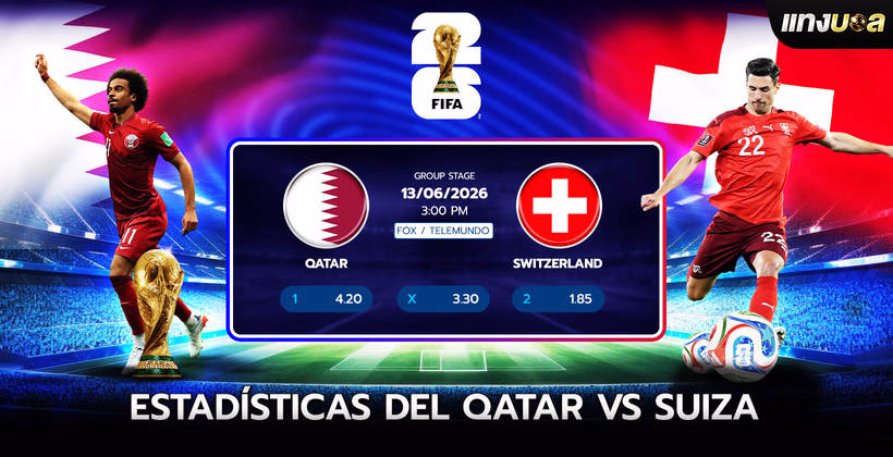 Estadísticas del Qatar vs Suiza