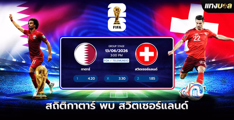 สถิติกาตาร์ พบ สวิตเซอร์แลนด์