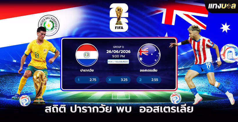 สถิติปารากวัย พบ ออสเตรเลีย