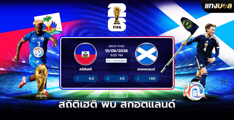 สถิติเฮติ พบ สกอตแลนด์